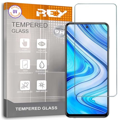 Protector de Pantalla para XIAOMI REDMI Note 9 Pro MAX - REDMI Note 9 Pro - REDMI Note 9S - Poco X2 - Mi 10T - Mi 10T Pro, Cristal con Doble Protección UV, Vidrio Templado Premium 9H+
