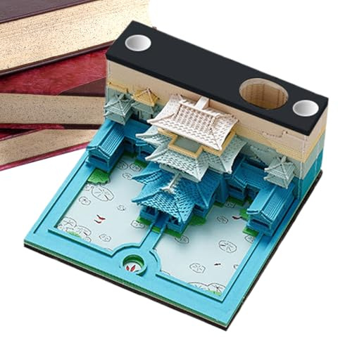 3D-Haftnotizen – 3D-Notizblöcke, Kalender, klassischer Planer, Mehrzweck-Notizblock für Zuhause, Klassenzimmer, Schreibtisch, Erwachsene, Frauen, Weihnachten, Ostern