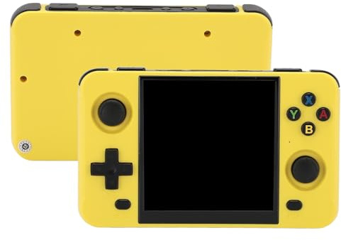 EIMSOAH Console de Jeu Portable R40S, écran IPS 4 Pouces 720 X 720 RK3566 Quad Core Prend en Charge 11 Jeux D'émulateur, Port de Contrôleur intégré et Sortie TV pour MD MAME CPS SMD (16G et 64G)