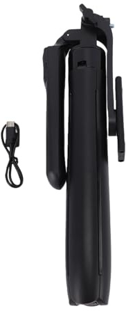 Cocoarm Selfie Stick Tripod, Aluminum Alloy Extendable Selfie Stick Tripod with Remote, 30cm to 180cm 360 Rotatable Phone Camera Mount for Travel Vlogging Live Streaming
