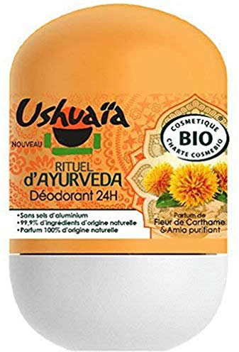 Ushuaïa Deodorant BIO 24H Rituel d'Ayurveda Amla Purifiant/Carthame Relaxante Bille 50 ml – 1 Stück