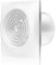Hon&Guan 100mm Badlüfter, 80m³/h Abluftventilator mit EU-Stecker, Leise Ventilator, für Badezimmer, Küche, Wohnzimmer, Schlafzimmer, Decke, Weiß