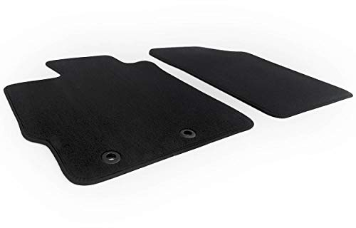 kh Teile Fußmatten Yaris/Vitz XP13 Original GR Sport Qualität Zubehör Velours Automatten 2er Set, schwarz