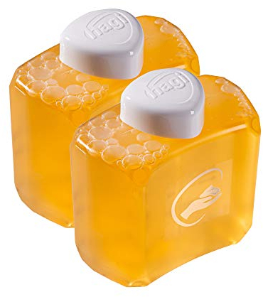 HAGI Schaumseife: Nachfüllpackung für den automatischen Schaumspender (Doppelpack 2 x 180 ml)