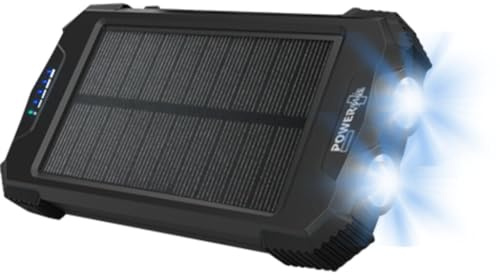 POWER plus Beluga Solar Power Bank 10,000 mAh Qi Wireless Charging USB Outputs and Type C Input/Output Max. Power 10.5 W