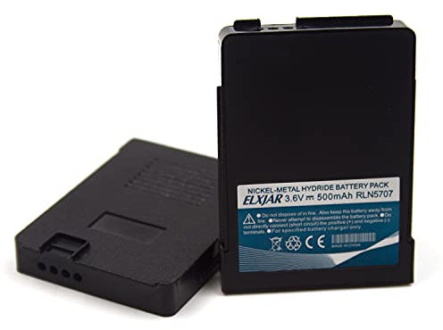 (2-Pack) 3.6V 650mAh Ni-MH Battery Replacment for Minitor 5/V Pager, RLN5707 RLN5707A