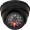 Retoo Camara Falsa para Exterior E Interior, Camara Vigilancia Falsa, Cámara Simulada De Seguridad con Luz Led Parpadeante, Vigilancia En El Hogar, Resistente A La Intemperie, Negro