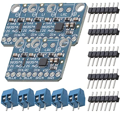 AZDelivery MAX98357A I2S 3W Mono Verstärker der Klasse D filterloses Amplifier Breakout-Modul DAC Decoder-Modul Audio Board mit breitem Anwendungsbereich inklusive E-Book