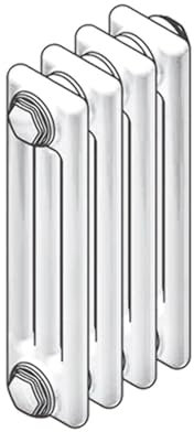 Radiatore tubolare in acciaio 3 colonne zehnder charleston mod. 3067 6 ElementiZEHND