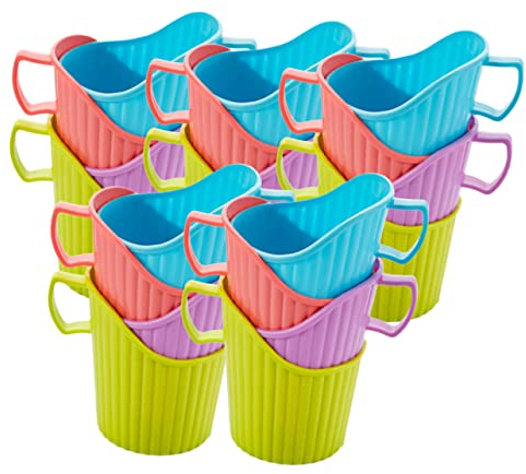 Cabilock 20Pcs Portabicchieri Di Carta Usa E Getta Tumbler Carrier Trim Coat Usa E Getta Tazze Calde Manica Per Caffè Ghiacciato Maniche Per Tazza Espresso Manica Per Tazza Antiscottatura