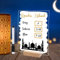 Ramadan Kalender Countdown,30 Tage Eid Mubarak Kalender,Handgeschriebener Countdown Kalender,Acrylic,DIY Gebet Ramadan Mubarak Deko,Ramadan Kalender Home Party Dekoration Craft Ornament (BTU213)