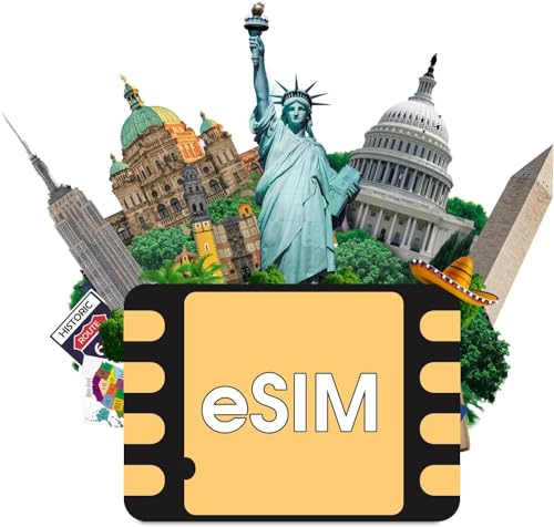 USA eSIM T-Mobile 15 Tage, Aktivierung erforderlich, USA-SIM-Karte für eSIM-kompatible freigeschaltete Geräte, unbegrenzte Daten und Ortsgespräche, 4G/5G Hochgeschwindigkeits-Kommunikationsnetz