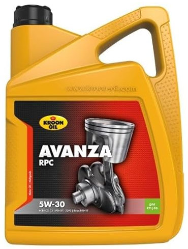 KROON OIL Motoröl 5W-30 Avanza Vollsynthetiköl Motor Öl ACEA C2 ACEA C3 API SP RPC 5L