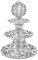 MAIGO 3 Tier Disco Ball Decorations Cupcake Stand-Glitter Mirror Disco Party Theme Decorations for Girls,1970s Disco Ball Cupcake Stand Decorations Cupcake for Birthday Disco Theme 70s Party Supplies