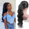 Unipearl Gewellte Ponytail Extensions Echthaar 55cm 20 Zoll 120g，Natürliches Schwarz Clip in Pferdeschwanz Haarverlängerung Body Wave Zopf Extensions Echthaar