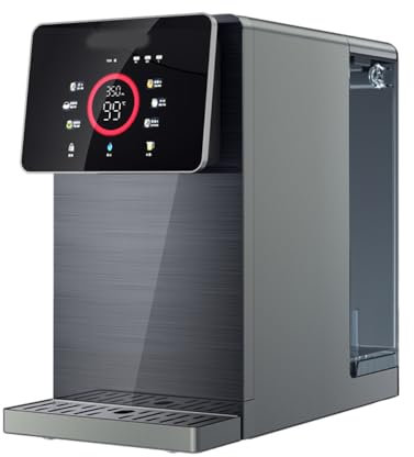 ZACHVO Puri V12 Countertop Reverse Osmosis System Hot Water Dispenser, 3 Filters 6-Way Filtering, 6 Temperature levels, Lime-Free Drinking Mobile Water Filter for Kitchen, Office, no Water Connection