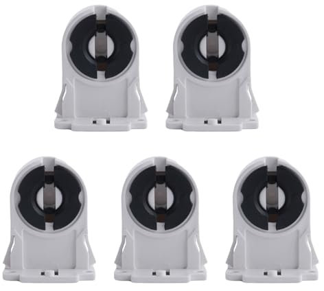 BOLAXHCA 5X T8 Leuchtstofflampen Licht Buchse Lampe Halter