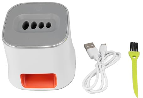 Pelador de Nueces Eléctrico, Pelador de Nueces Eléctrico de Acero Inoxidable, Pelador Automático de Almendras, Peladora de Nueces para Amantes de las Nueces (WHITE)