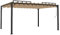 Wenjingqi-313928 Pavillon mit Lamellendach, taupe und Aluminium, 3 x 4 m
