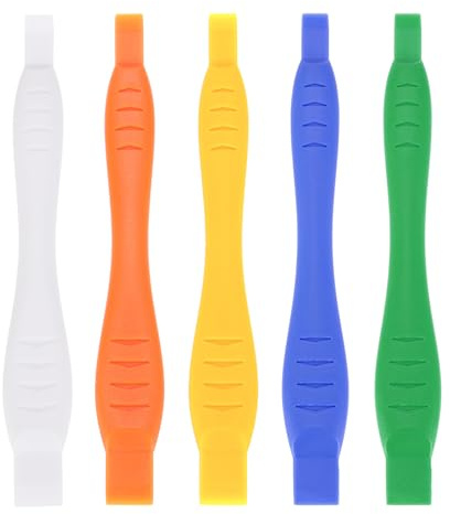 QUARKZMAN 5 Stück Universal Pry Spudger Werkzeug, Telefon Pry Öffnungswerkzeug Kunststoff Brecheisen für Handy, PC, Laptop Tablet Bildschirmreparatur, 5 verschiedene Farben