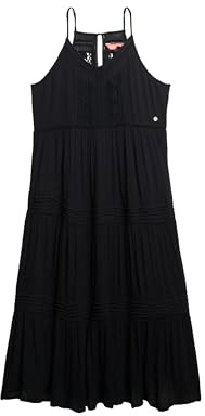 Superdry Damen Ibiza Maxi-Trägerkleid