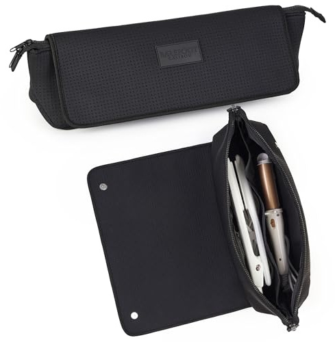 BAREFOOT CARIBOU Hair Tools Travel Bag and Heat Resistant Mat 17