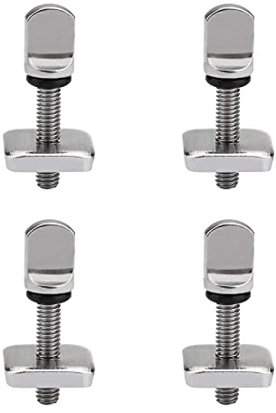 Anhoer 4Pcs Surfboards Fin Screw 316 Stainless Steel Fin Bolt Kit Fin Plate Accessories for Men Women Surfboard Surf Longboard Paddleboard and SUP