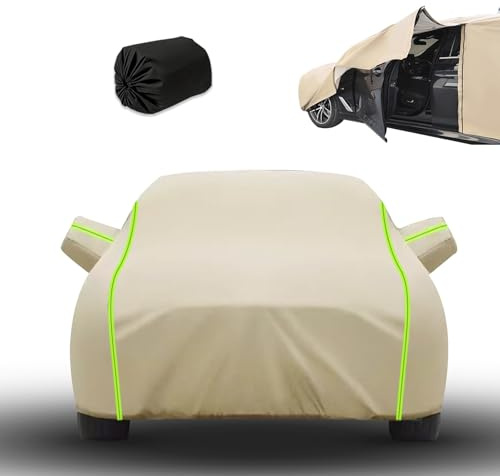 Autoabdeckung Vollgarage für BMW F23 2 Series Cabrio 2014-2023 Wasserdicht UV-Schutz Abdeckplane für Winter und Sommer mit Reißverschluss