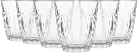 Argon Tableware 100ml Fluted Glass Espresso Tumbler Glasses - Set of 6