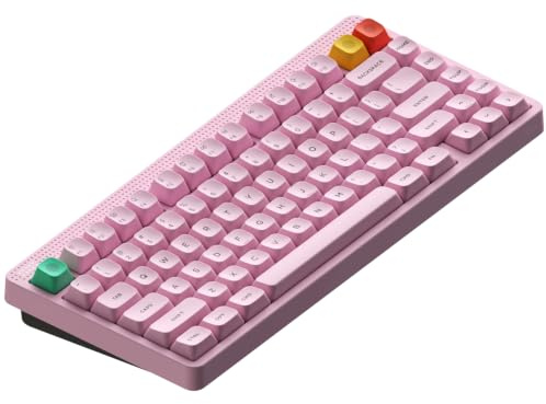 nuphy Node75 Wireless Mechanical Keyboard (US Layout) | 75% Hot Swappable Custom Keyboard, 82 Keys Computer Gaming Keyboards, Supports Touch Gestures, Bluetooth/2.4GHz/USB-C
