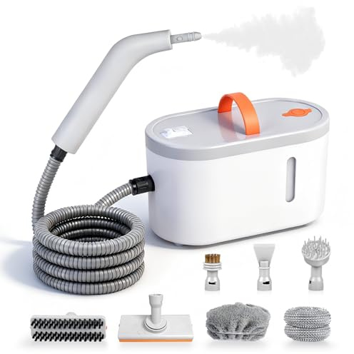 GourragePro Dampfreiniger für Zuhause, tragbarer Handdampfer für die Reinigung, 15 Sekunden schnelles Aufheizen, Dampfgarer für Auto-Details, Zuhause, Küche, Bad, Fliesen, Fugen, Boden