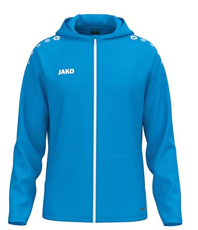 JAKO One Kapuzenjacke – Atmungsaktive Sportjacke für Kinder aus 100% Polyester, mit weichem Micro-Fleece, ideal für Sport und Freizeit