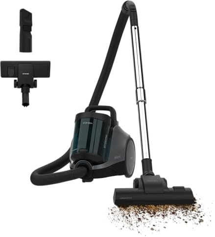 Cecotec Aspirapolvere a Traino senza Sacco 2,5L Conga Rockstar Cyclonic Pro. 900W, Aspirazione 19Kpa, Regolatore Potenza, Sistema Ciclonico, Filtro HEPA, Raggio 6m, Aria Pura in Casa