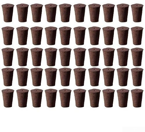 Lot de 50 éponges de plantation en PET noir pour la culture sans sol de plantes ornementales comestibles et d'espèces de plantes indigènes