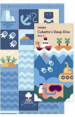 Primo Toys MINT Robotics Erweiterungsset Cubetto MINT Coding Abenteuer Paket 'Der blaue Ozean'