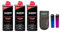 Outletdelocio Pack 3 Gasolina para encendedores 125ml + Funda portamecheros con 2 mecheros.
