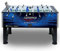 Carromco Kickertisch Evolution-XT – Profi Tischkicker mit interaktiver App & Tablet-Halter, Tischfussball in Blau für fortgeschrittene Spieler inkl. 2 Kickerbällen