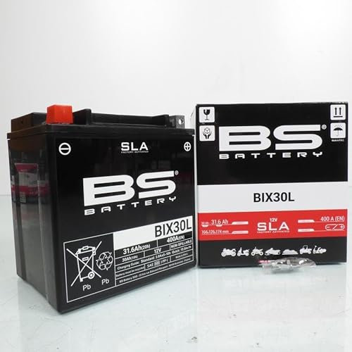 Batterie SLA BS Battery compatible avec Quad Polaris 600 Sportsman 2003 à 2005 YIX30L / BIX30L / 12V 30Ah