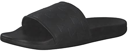 adidas Unisex Adilette Comfort Slides, Core Black/Carbon/Core Black, 42 EU