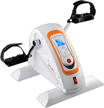 gridinlux® | Pedaleador Eléctrico Small FIT Pro | Pedalier Piernas y Brazos | Gimnasia Pasiva Sentado | Automático y Manual | Mando a Distancia | 4 Velocidades | 6 Modos