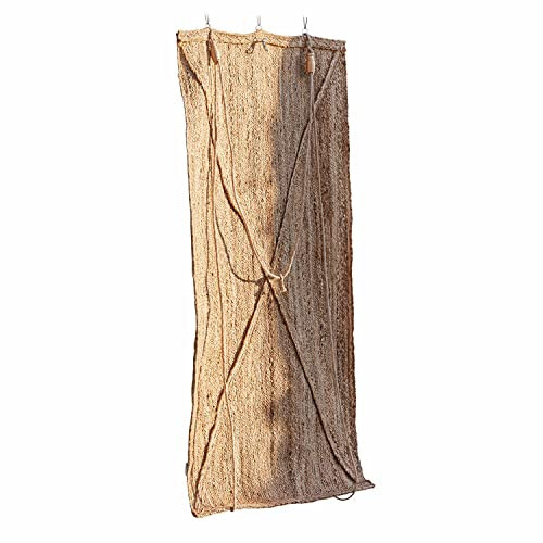 Loberon Rollo Georgia, Höhenverstellbar, Blickdicht & Robust, Individueller Melange-Effekt, Gartenzubehör, Sichtschutz, Outdoor, Jute, braun