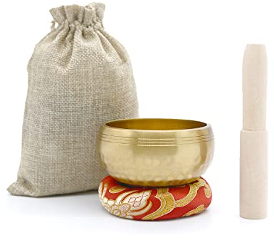 Klangschalen Tibet Klangschale Set Meditationsschale Klangschalen Sound Schalen Einfach zu spielen für Anfänger