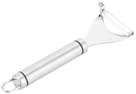 Edelstahl-Gemüseschäler mit zwei Klingen, Julienne-Schneider in handelsüblicher Qualität, Hobel, Schredder, Schaber, Obst, Kartoffeln, Karotten, Gurken, Hauptnahrungsmittel, perfektes Einzugsgeschenk