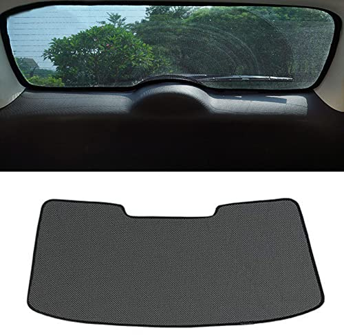 REDOVO Auto Sonnenschutz Uv-Schutz, für BMW 5 Series Touring E61 Snap-On Sonnenschutz Heckscheibe Seitenscheibe Privatsphäre Faltbar ZubehöR,1Tailgate