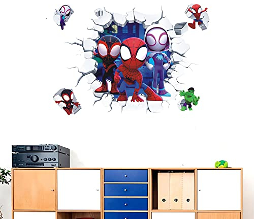 3D-Effekt Aufkleber, Ultimate Wandtattoo Kinderzimmer, Kinderzimmer, Wandtattoo Kinderzimmer Wandsticker (20800)