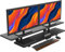 Elevador de monitor doble, soporte de 2 niveles para 2 monitores, escritorio y TV, organizador de escritorio (negro)