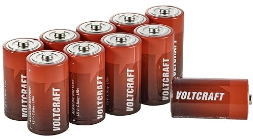 VOLTCRAFT Industrial LR14 Baby (C) batteria alcalina manganese 8000mAh 1.5V 10pz