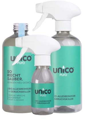 unicopuro Bio-Allesreiniger Starter-Set (Frische Wäsche), 500 ml Konzentrat, biologisch abbaubar