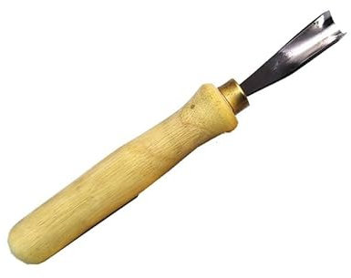1pc Middle Circle Woodwork Carving Knife Dig A Hole Spoon Knife Chisel 0.3-5cm Hand Wood Carving Knives (Color : 20mm 1pcs, Size : 240mm)