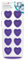 HOMESHOPA Ice Cube Tray 2 Pack, 10 Heart Cubes, Easy-Release Pop Out Flexible Silicone Reusable Ice Mold, BPA Free & Save Freezer Space, Removable Ice Cube for Whisky Cocktails Beer Drinks, Purple